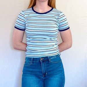❌SOLD❌ Forever 21 Striped T-shirt